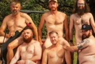 Australia QLD CAMPING BEARS  bare their all to launch their fab 2007 Calendar