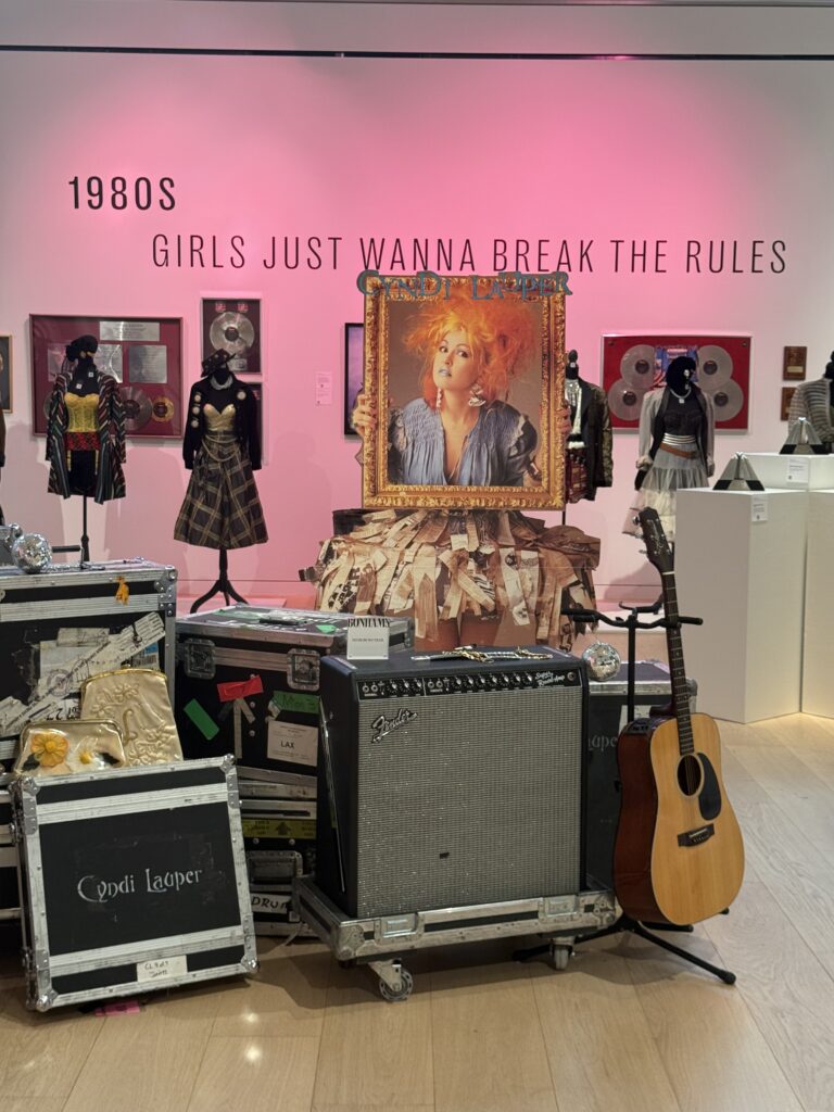 Queerguru’s Richard Bolton ‘just wanna have fun’ with Cyndi Lauper @ Bonhams