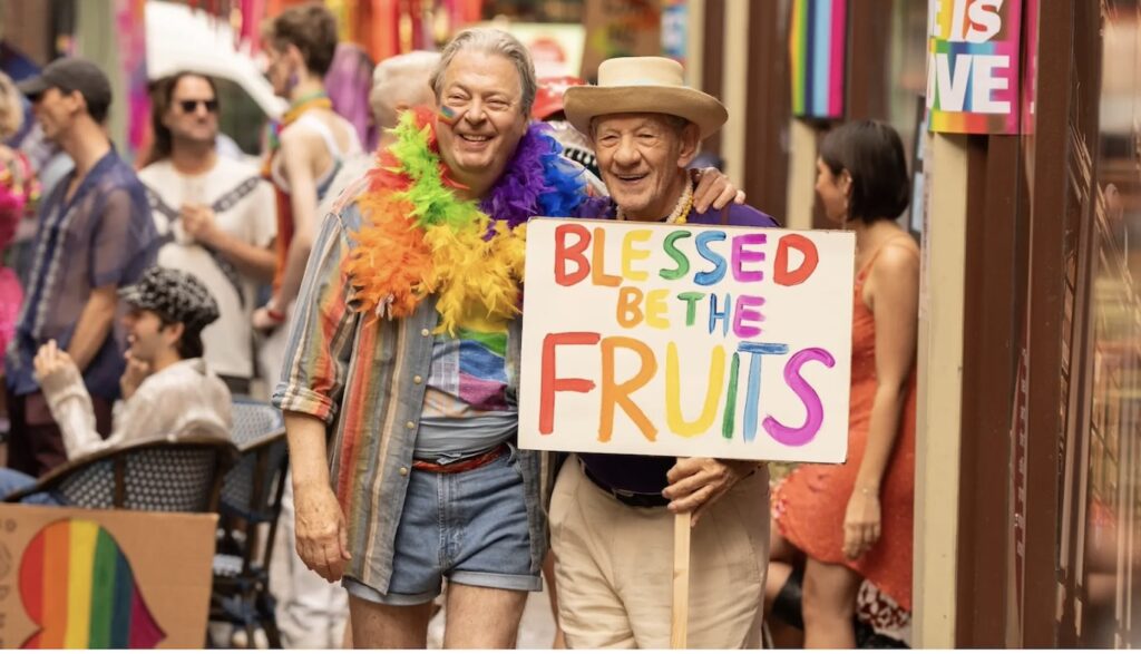 Frank and Percy starring Brit acting royalty led by Ian McKellen and Roger Allam in an unmissable quintessential queer rom-com
